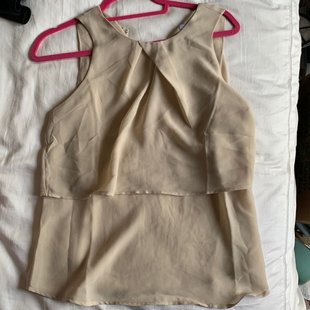 Tan Blouse